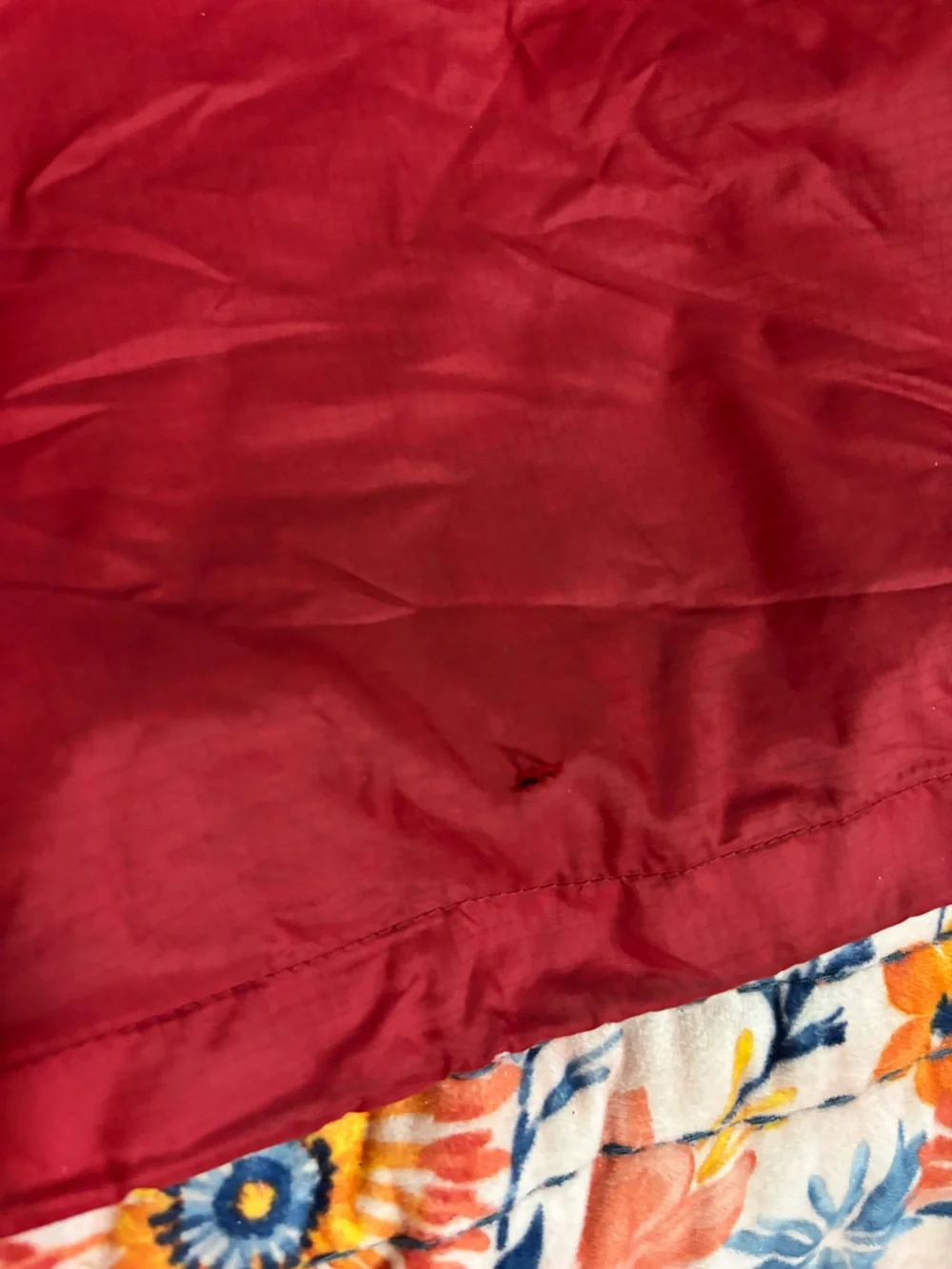 Patagonia Red Hooded Rain Jacket L